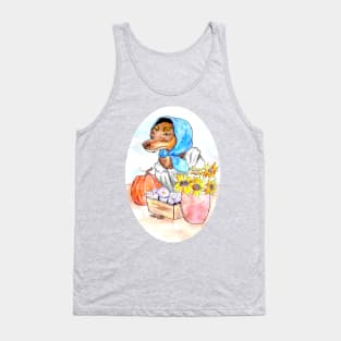 Babushka Dog Tank Top